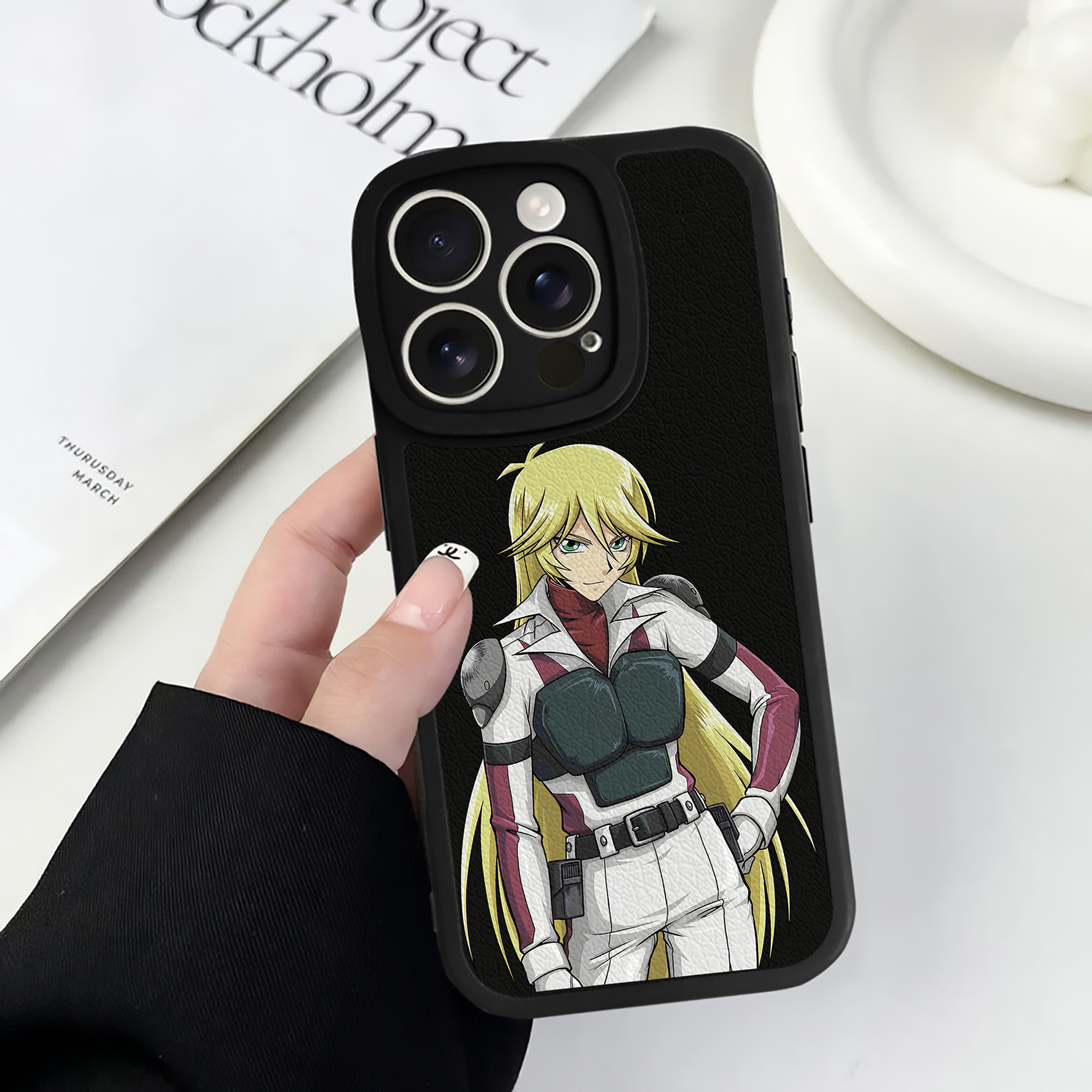 （画像用） 遊☆戯☆王 Yu-Gi-Oh! 【iPhone 16シリーズ対応】シリコンスマホケース（レザー調） 材質：シリコン